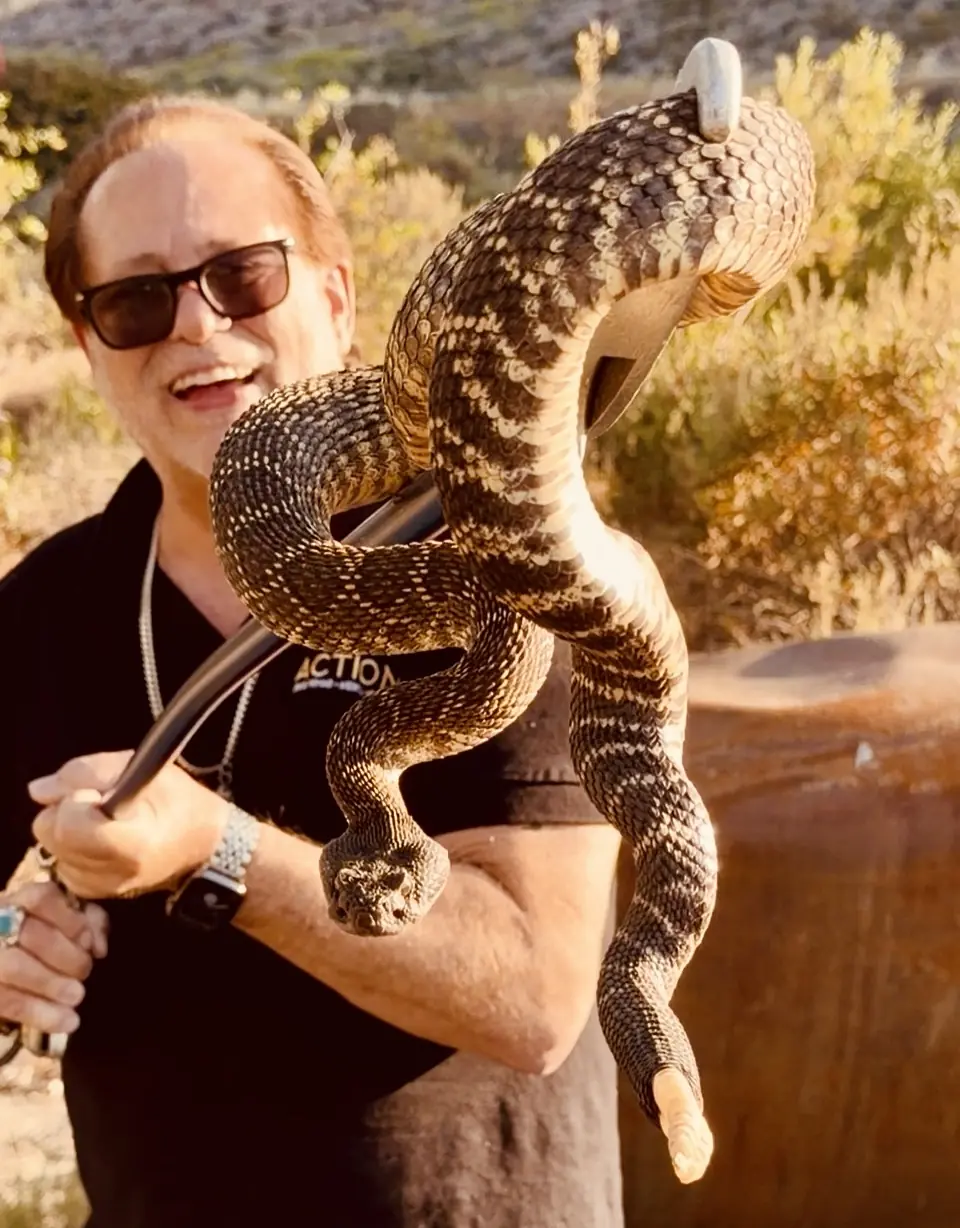 Cary Quashen, rattlesnake handler