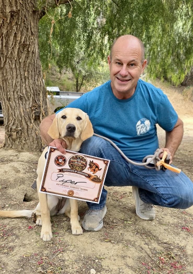 Piper — Snake School graduate on graduation day